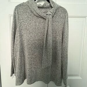 Habitat Cowl Neck Women's Sweater with Scarf Detail